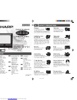 Предварительный просмотр 1 страницы Sharp 14J1-GF Operation Manual