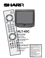 Sharp 14LT-45C (Czech) Operation Manual preview