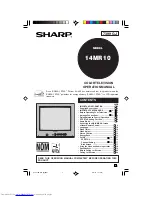 Sharp 14MR10 Operation Manual preview