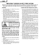 Предварительный просмотр 2 страницы Sharp 14U-FM1 Service Manual