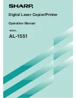 Sharp 1551 - AL B/W Laser Operation Manual preview