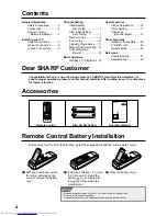 Предварительный просмотр 5 страницы Sharp 15JF-26H Operation Manual