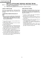 Предварительный просмотр 8 страницы Sharp 19J-CJ19M10 Service Manual