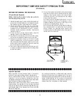 Предварительный просмотр 3 страницы Sharp 19L-M100 Service Manual