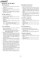 Предварительный просмотр 10 страницы Sharp 19L-M100 Service Manual