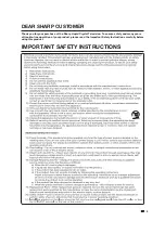 Предварительный просмотр 5 страницы Sharp 19SK25U - LC - 19" LCD TV Operation Manual