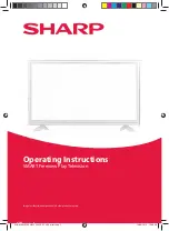 Предварительный просмотр 1 страницы Sharp 1T-C32BC2KE1FB Operating Instructions Manual