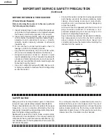 Предварительный просмотр 3 страницы Sharp 20F540 XFlat Service Manual