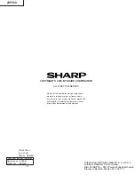 Предварительный просмотр 37 страницы Sharp 20F550 Service Manual