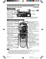 Предварительный просмотр 14 страницы Sharp 20F630 Operation Manual