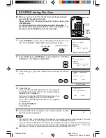 Предварительный просмотр 16 страницы Sharp 20F630 Operation Manual