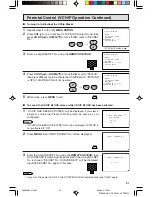 Предварительный просмотр 31 страницы Sharp 20F630 Operation Manual