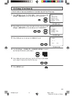 Предварительный просмотр 39 страницы Sharp 20F630 Operation Manual