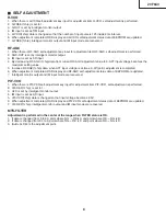 Preview for 8 page of Sharp 20F640 XFlat Service Manual