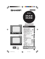 Предварительный просмотр 1 страницы Sharp 20LK32 Operation Manual