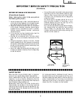 Preview for 3 page of Sharp 20LK32 Service Manual