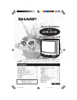 Предварительный просмотр 1 страницы Sharp 20R-S100 Operation Manual