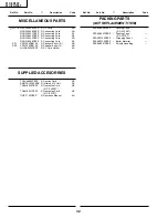 Preview for 9 page of Sharp 21C-FH100T Parts List