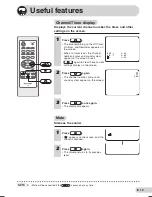 Предварительный просмотр 11 страницы Sharp 21F-A30 Operation Manual