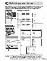 Предварительный просмотр 13 страницы Sharp 21F-A30 Operation Manual