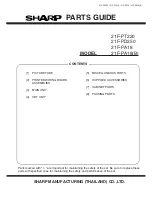 Предварительный просмотр 81 страницы Sharp 21F-PA18 Service Manual