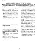 Предварительный просмотр 2 страницы Sharp 21FL84 Service Manual