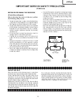 Предварительный просмотр 3 страницы Sharp 21FL84 Service Manual