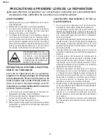 Предварительный просмотр 4 страницы Sharp 21FL94 Service Manual