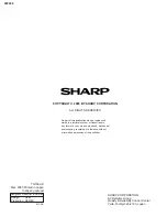 Предварительный просмотр 50 страницы Sharp 21FL94 Service Manual