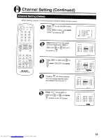 Preview for 13 page of Sharp 21HS-50H Operation Manual