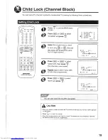 Preview for 19 page of Sharp 21HS-50H Operation Manual