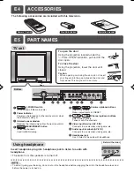 Предварительный просмотр 4 страницы Sharp 21K-FD3RU Operation Manual