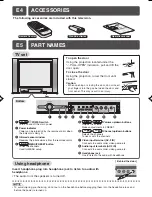 Предварительный просмотр 4 страницы Sharp 21K-FD3SA Operation Manual