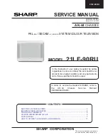 Sharp 21LF-90RU Service Manual preview