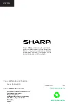 Предварительный просмотр 12 страницы Sharp 21LF-90S Service Manual