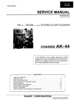 Предварительный просмотр 20 страницы Sharp 21LF-90S Service Manual