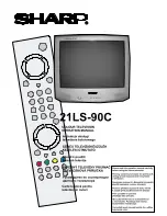 Sharp 21LS-90C Operation Manual предпросмотр