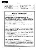 Предварительный просмотр 2 страницы Sharp 21N52-E1 Service Manual