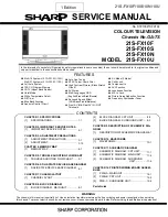 Sharp 21S-FX10F Service Manual предпросмотр