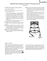 Предварительный просмотр 3 страницы Sharp 21V-R70M Service Manual