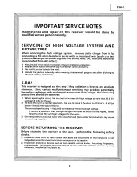 Предварительный просмотр 3 страницы Sharp 25A-K Service Manual