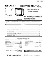 Предварительный просмотр 1 страницы Sharp 25K-M100 Service Manual