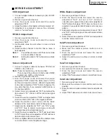 Предварительный просмотр 13 страницы Sharp 25K-M100 Service Manual