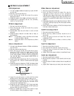 Предварительный просмотр 13 страницы Sharp 25L-M100 Service Manual