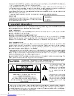 Предварительный просмотр 2 страницы Sharp 25N-M100 Operation Manual