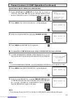 Предварительный просмотр 19 страницы Sharp 25N-M100 Operation Manual