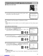 Предварительный просмотр 21 страницы Sharp 25N-M100 Operation Manual