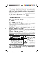 Предварительный просмотр 2 страницы Sharp 25N M180 Operation Manual