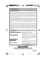 Предварительный просмотр 40 страницы Sharp 25N S100 Operation Manual