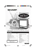 Sharp 25R S100 Operation Manual предпросмотр